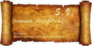 Somogyi Viviána névjegykártya